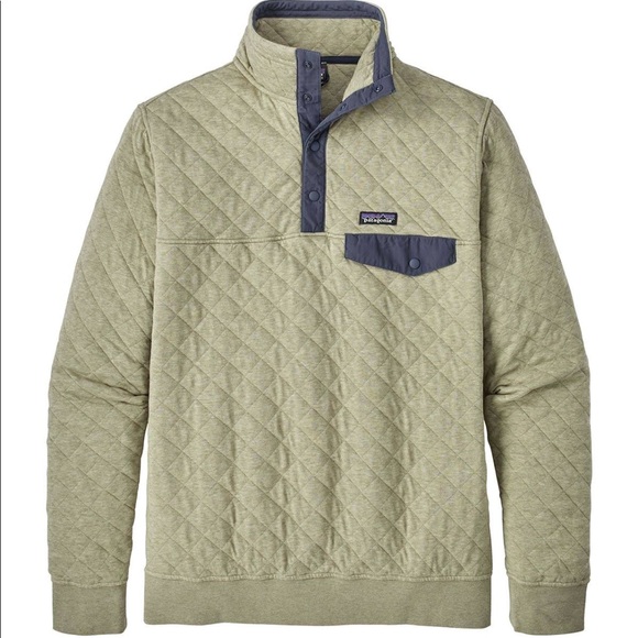 Patagonia Other - Patagonia Organic Cotton Quilted Snap Pullover M